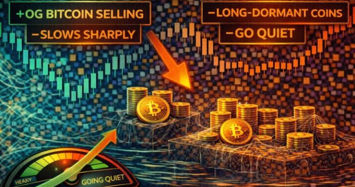 OG Bitcoin Selling Slows Sharply: Long-Dormant Coins Go Quiet