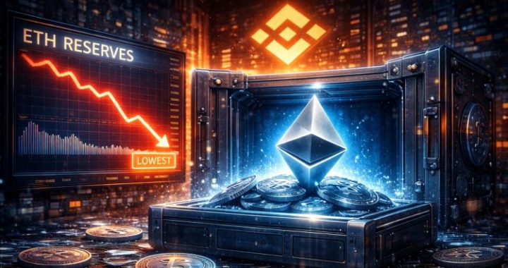Ethereum Supply Tightens On Binance As Reserves Hit Lowest Level Since 2016