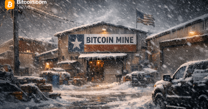 US Winter Storm Weighs on Bitcoin Mining Network, Cryptoquant Finds