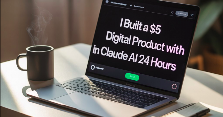 I Built a $5 Digital Product With Claude AI in 24 Hours