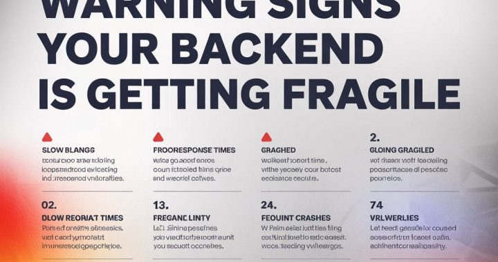 Top 10 Warning Signs Your Backend Is Getting Fragile