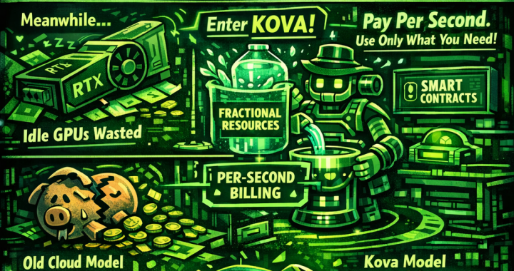 Kova Network’s Liquid Compute Model — Why “Per-Second” Billing Might Break the Cloud Cartel?