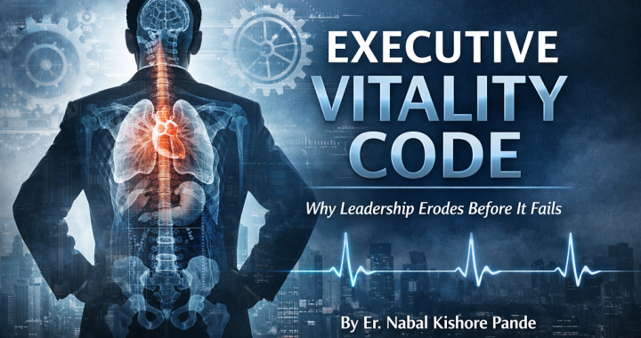 Executive Vitality Is Not Wellness — It Is Infrastructure