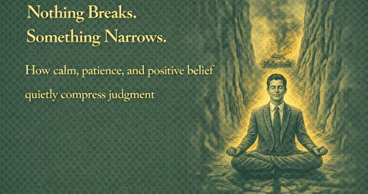 Manifestation- Nothing Breaks. Something Narrows.