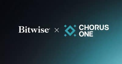 Bitwise acquires Chorus One to expand institutional staking business