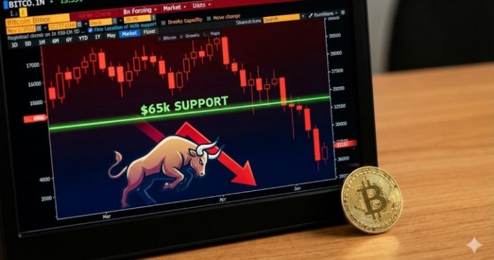 Bitcoin Price Bleeds Lower With $65K Becoming The Battleground