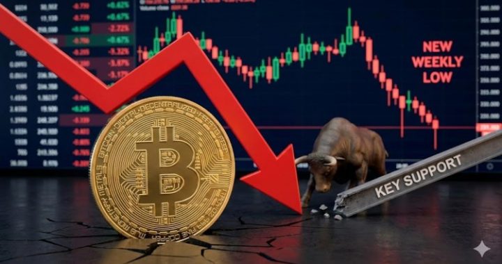 Bitcoin Price Sinks to New Weekly Low, Bulls Lose Key Support