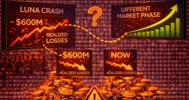 Bitcoin Realized Losses Hit Luna Crash Levels — But Price Context Points To A Different Market Phase