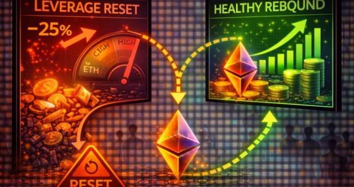 Ethereum’s Leverage Reset Clears The Path For A Healthy Rebound – Analyst