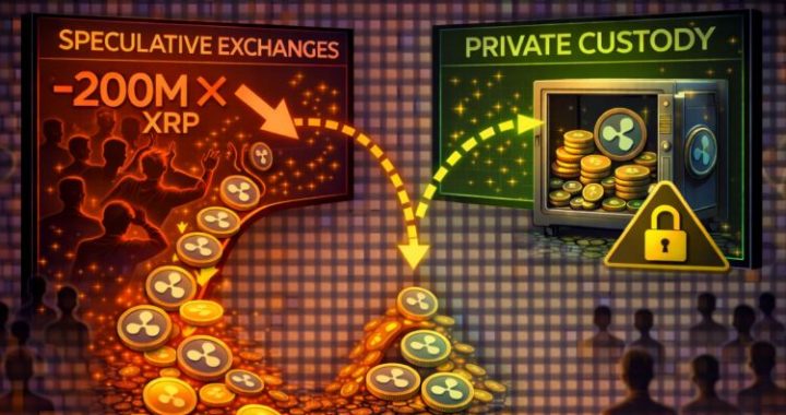 The 200 Million XRP Exodus: Investors Swap Speculation For Private Custody