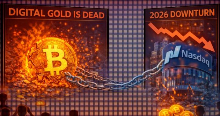 Digital Gold Is Dead: The Institutional Architecture Binding Bitcoin To The Nasdaq In The 2026 Downturn