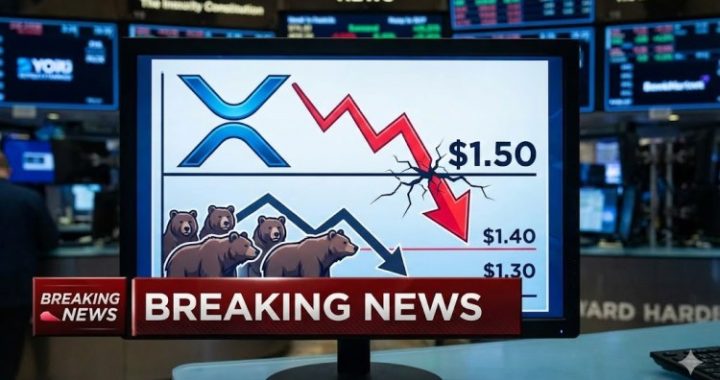 XRP Price Cracks $1.50 Support, Bears Eye Lower Targets Next