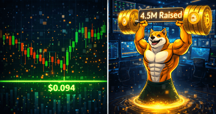 Dogecoin Stabilizes Around $0.094 as Whale Accumulation Soars and $MAXI’s Presale Surges