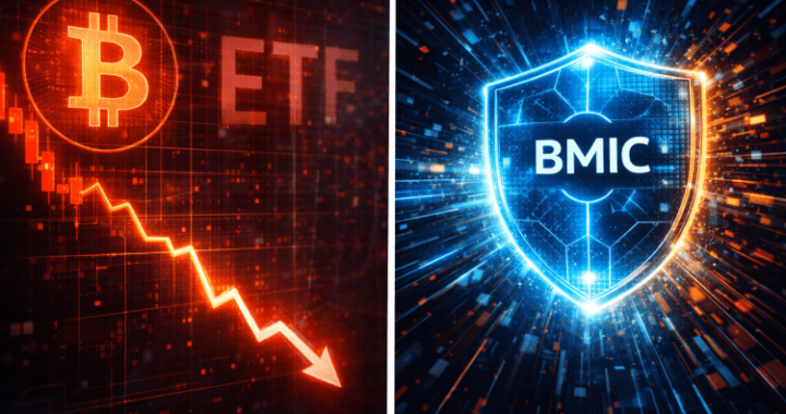 ETF Outflows Fuel Bitcoin’s Crash Below $70K as BMIC Makes Consistent Gains
