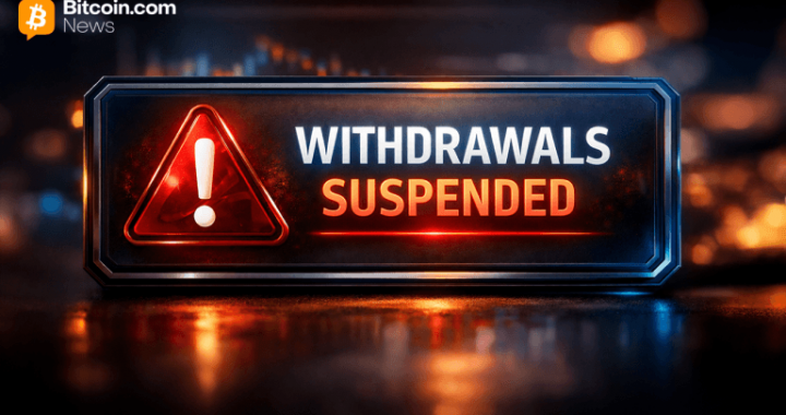 Blockfills Suspends Withdrawals While Bitcoin Tests Lower Levels