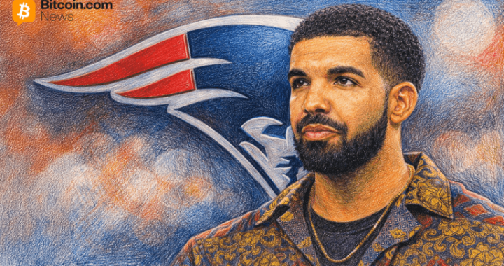 Rap Star Drake Uses Stake to Wager $1M in Bitcoin on Patriots Despite Super Bowl LX Odds
