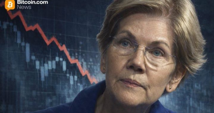 Warren Presses Fed and Treasury to Block Crypto Bailouts After $2T Collapse