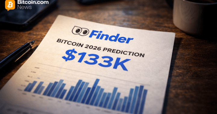 Finder’s Latest Survey Predicts Bitcoin at $133K by End of 2026