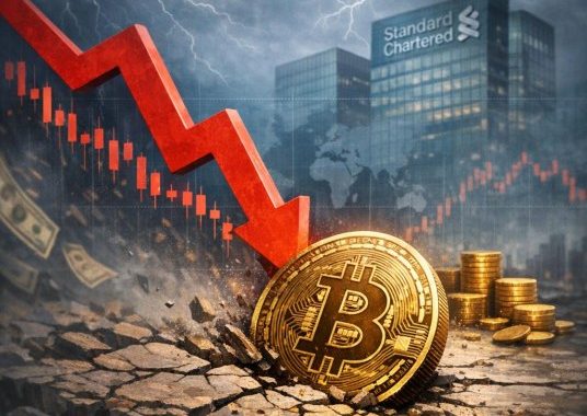 Standard Chartered Lowers Bitcoin Forecast: Predicts Price Dive To $50,000 Before Rebound