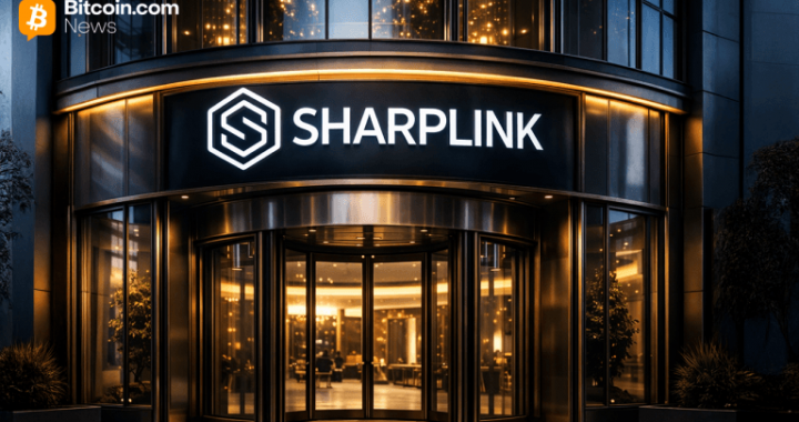 Sharplink’s ETH Stack Nears 870K as Institutions Claim 46% Stake