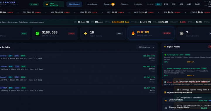 I Tried a Whale Tracking Terminal And It Started Giving Me Trade Setups