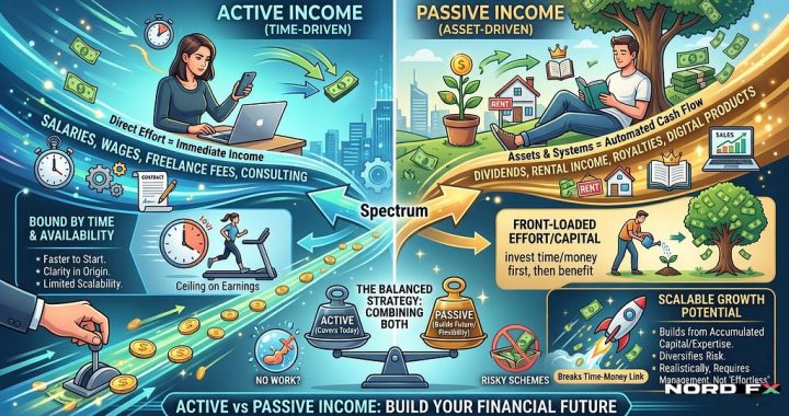 Active vs Passive Income – What Really Builds Wealth?