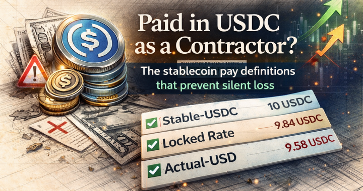 Paid in USDC as a Contractor? The stablecoin pay definitions that prevent silent loss
