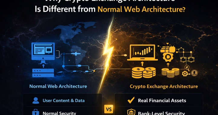 Why Crypto Exchange Architecture Is Different from Normal Web Architecture?