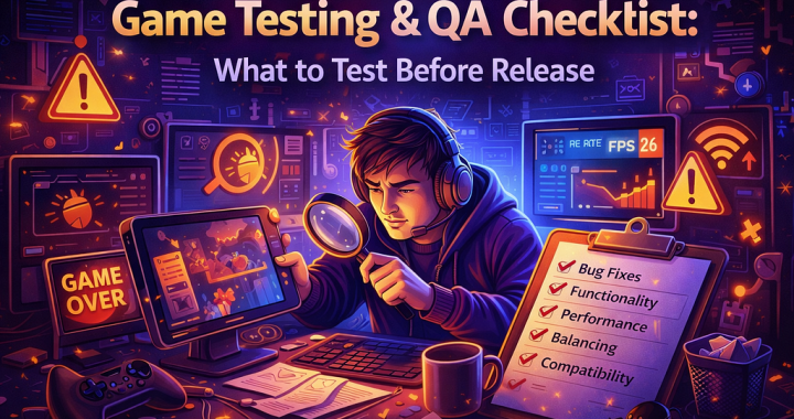 Game Testing & QA Checklist: What to Test Before Release