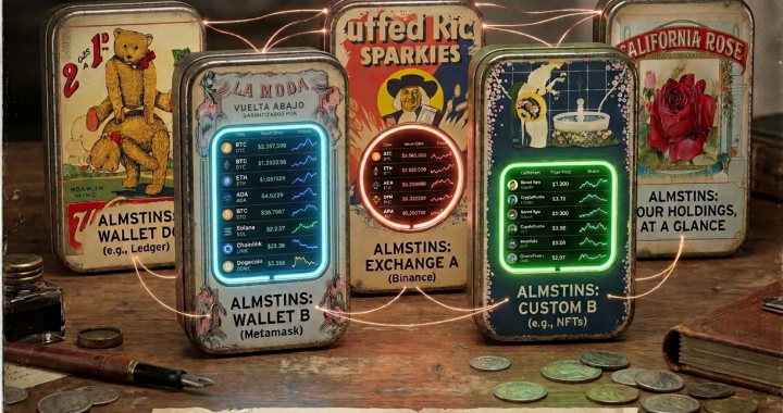 AlmsTins: A Better Way to Track Crypto Across Wallets and Exchanges