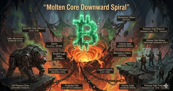 Bitcoin Price Breaks Below $70K, Sellers Eye Further Downside