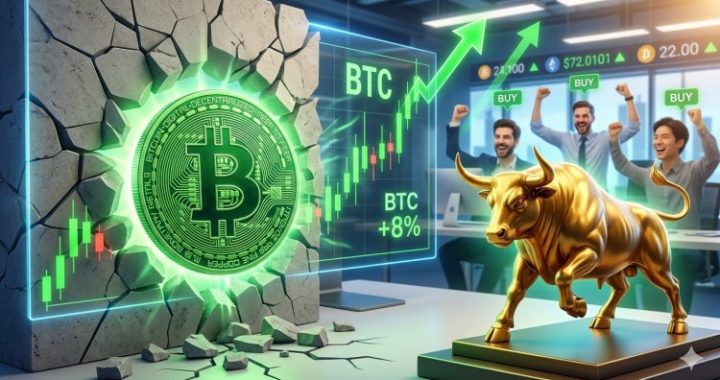 Bitcoin Price Jumps 8%, Breakout Hopes Reignite Across Crypto Markets