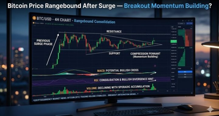 Bitcoin Price Rangebound After Surge — Breakout Momentum Building?
