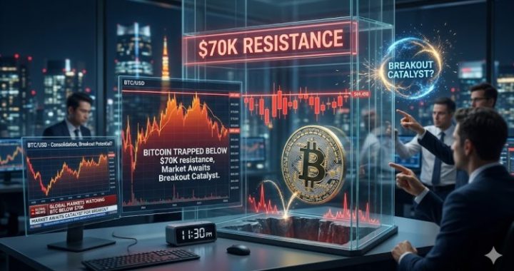 Bitcoin Price Trapped Below $70K, Market Awaits Breakout Catalyst