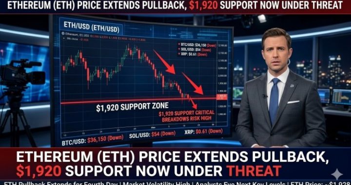 Ethereum Price Extends Pullback, $1,920 Support Now Under Threat