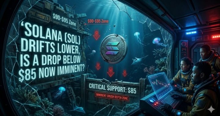 Solana (SOL) Drifts Lower, Is a Drop Below $85 Now Imminent?