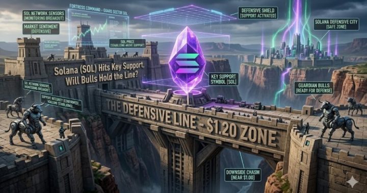 Solana (SOL) Hits Key Support, Will Bulls Hold the Line?