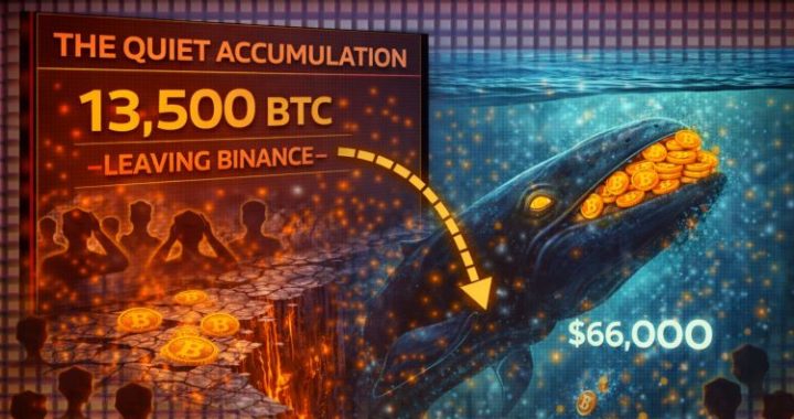 The Quiet Accumulation: 13,500 Bitcoin Leaving Binance Signals A Strategic Whale Pivot at $66,000