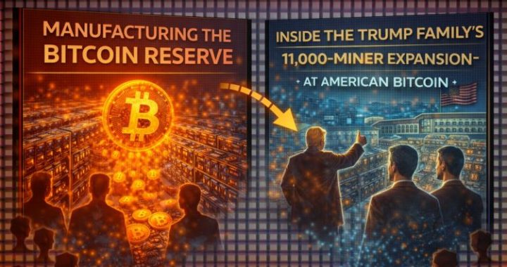 Manufacturing The Bitcoin Reserve: Inside The Trump Family’s 11,000-Miner Expansion At American Bitcoin