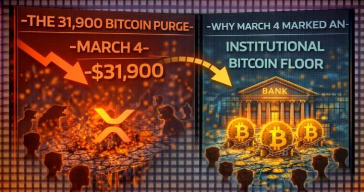 The 31,900 Bitcoin Purge: Why March 4 Marked An Institutional Bitcoin Floor