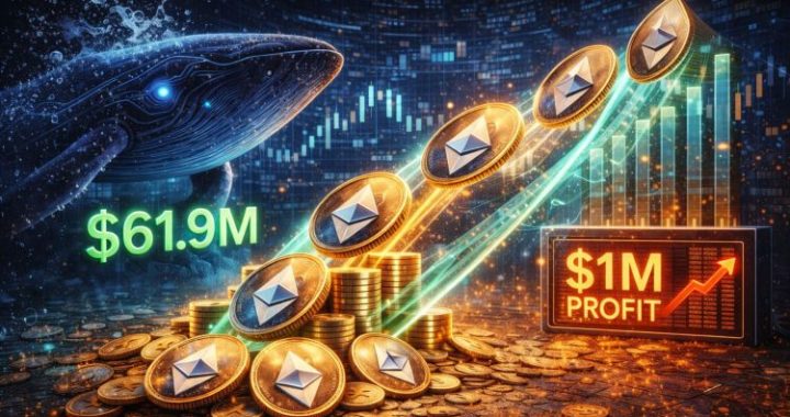 $61.9M Ethereum Buy Sparks Speculation – Mystery Whale Turns $1M Profit Overnight