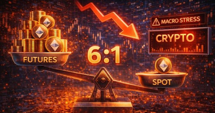 Ethereum Futures Volume Outruns Spot 6-to-1 As Macro Stress Weighs On Crypto