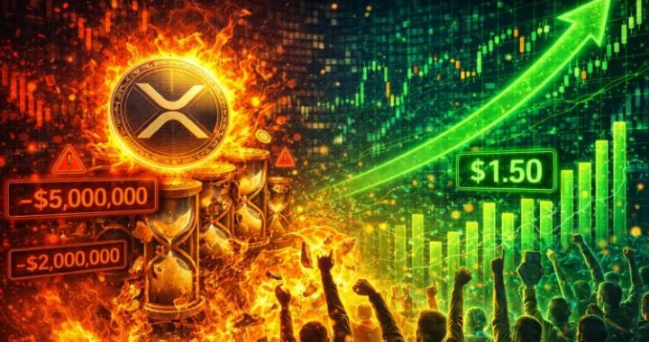 XRP Liquidations Accelerate After $1.50 Breakout: Short Squeeze Unfolds