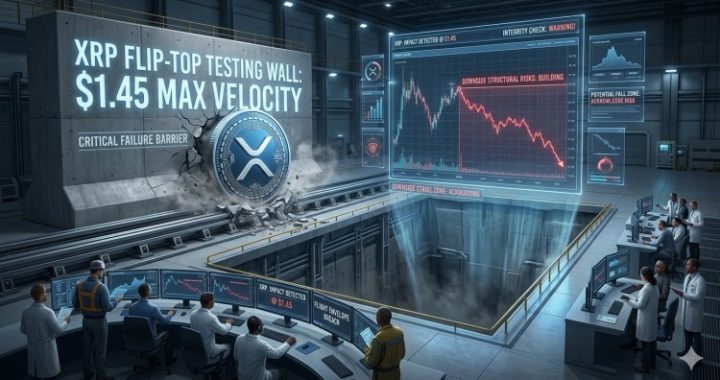 XRP Price its Wall at $1.45, Downside Risks Begin Building