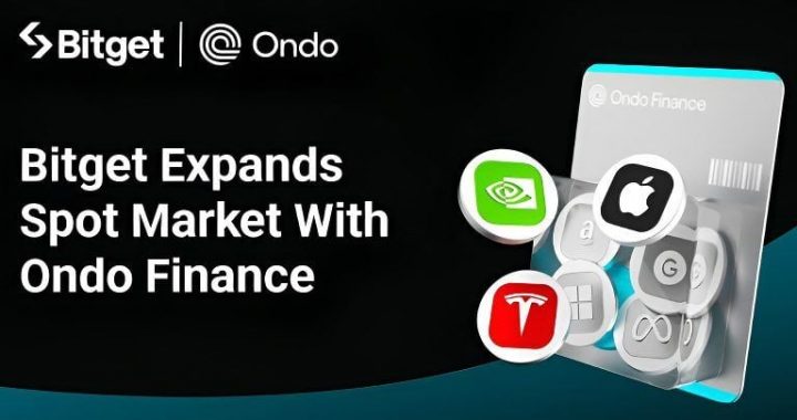 Bitget Expands Spot Market With Ondo Tokenized Stocks, ETFs and Precious Metals