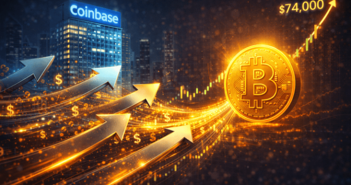 Bitcoin Surge To $74,000 Fueled By US Institutions, Coinbase Premium Signals