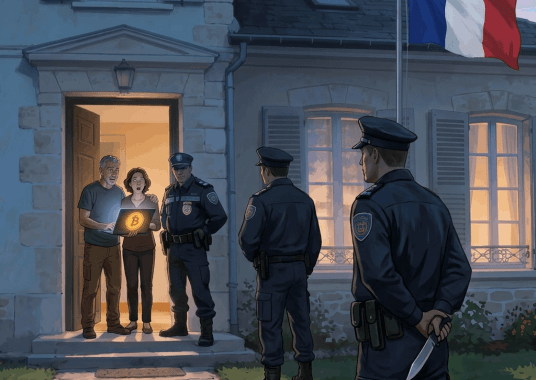Bitcoin Robbery: French Couple Held Hostage As Fake Cops Steal €900K in BTC