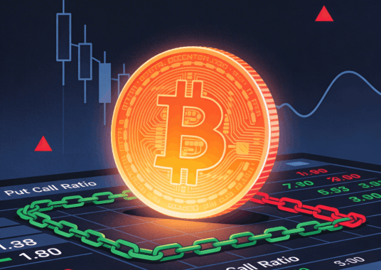 Bitcoin Slumps As Traders Turn Defensive: Options Market Flashes Red Warning Signal