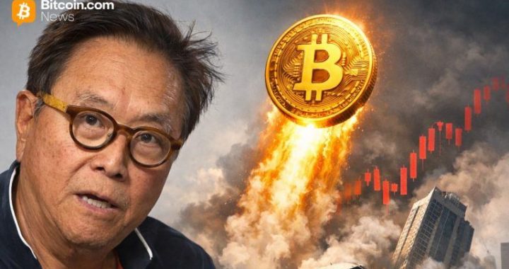 Robert Kiyosaki Highlights Bitcoin Strategy as He Flags Incoming Market Crash Risk