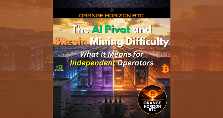 The AI Pivot and Bitcoin Mining Difficulty